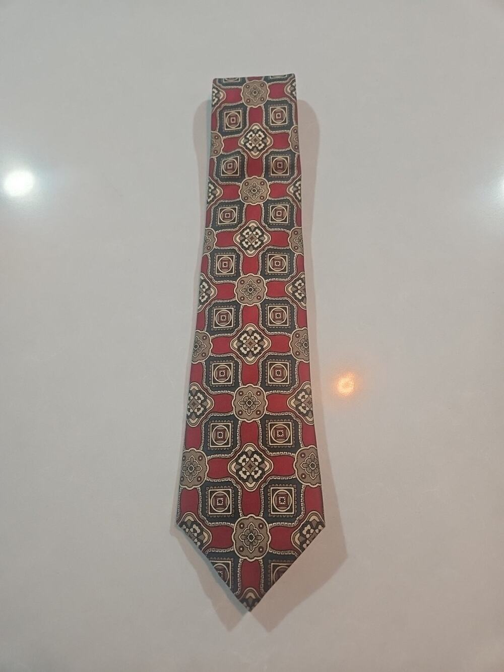 Vintage Yves Saint Laurent YSL Silk Necktie Made in USA Classic Designer Tie